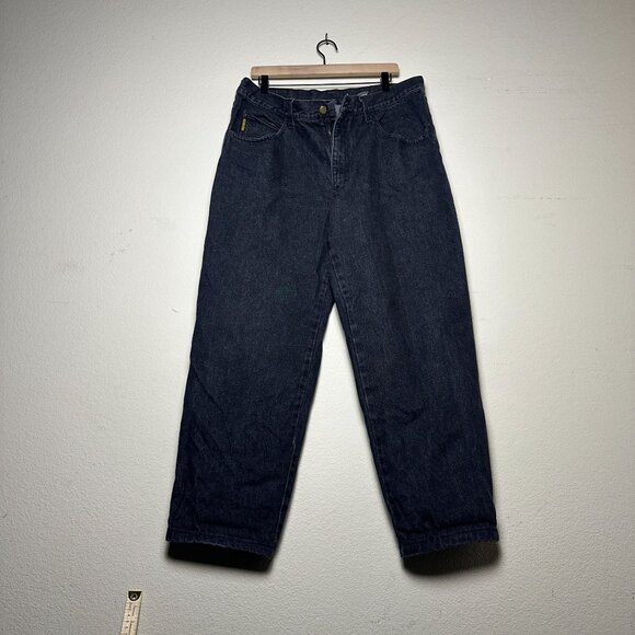 VTG AX Armani Exchange Designer Denim Jeans Pants Light Black Wash Men 32 Street - Picture 1 of 16